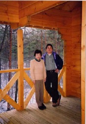 五十嵐さんご家族ログハウス1