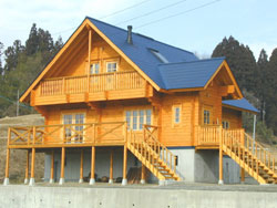 高原都市開発でご購入された三浦様のログハウス